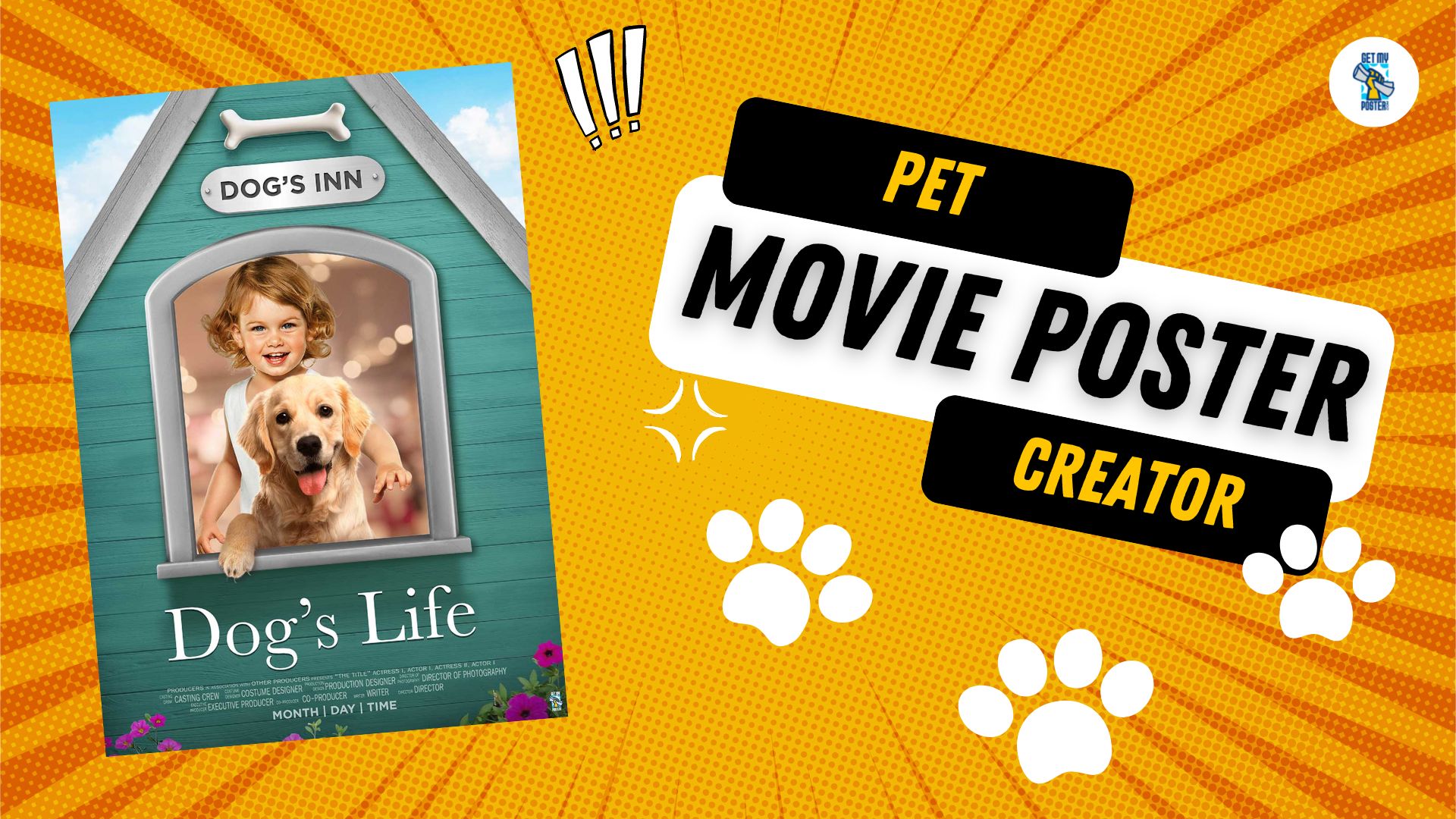 Pet movie poster creator